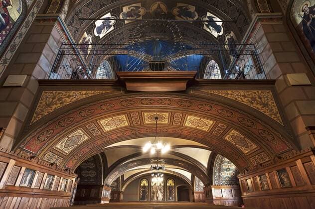  Empore und Gewölbe der Klosterkirche, Zisterzienserinnenabtei Klosterstift St. Marienthal an der Neiße, Oberlausitz, Sachsen, Deutschland, Europa Copyright: imageBROKER/HelmutxMeyerxzurxCapellen iblmzc04283891.jpg