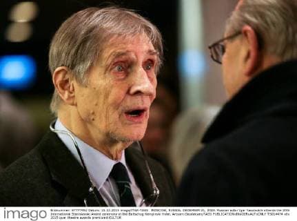 MOSCOW, RUSSIA. DECEMBER 21, 2015. Russian actor Igor Yasulovich attends the 20th International Stanislavski Award ceremony at the Baltschug Kempinski Hotel. Artyom Geodakyan TASS  TS014474