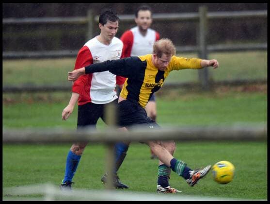 . 24 12 2015. Castle Rising, United Kingdom. Prince William and Prince Harry playing football on Christmas Eve in Castle Rising, Norfolk.  xAndrewxParsonsx xi-Imagesx IIM-11620-0080