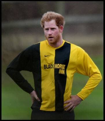 . 24 12 2015. Castle Rising, United Kingdom. Prince William and Prince Harry playing football on Christmas Eve in Castle Rising, Norfolk.  xAndrewxParsonsx xi-Imagesx IIM-11620-0047