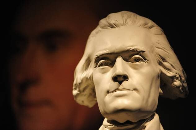 Nov. 19, 2013 - Oregon, USA - Thomas Jefferson by Jean-Antoine (Houdon Replica), Paris 1789...Photo: Alex Milan Tracy NurPhoto  - ZUMAn23