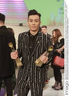 Top Ten Chinese Gold Songs Award in Hongkong HONG KONG, CHINA - JANUARY 07: (CHINA OUT) Singer Pakho Chau Pak Ho poses onstage during the 38th Top Ten Chinese Gold Songs Award on January 7, 2016 in Hong Kong, China.  CFP22366067sp