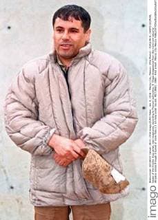 Jan. 8, 2016 - Mexico City, Mexico - (File Photo) - JOAQUIN EL CHAPO GUZMAN, leader of the Sinaloa drug cartel, was recaptured, according to Mexican authorities. El Chapo disappeared from the maximum-security Altiplano prison through a tunnel of more than 1.5 km long under his cell. PICTURED: 1993 - First arrest. Mexico City Mexico  - ZUMAu78_
