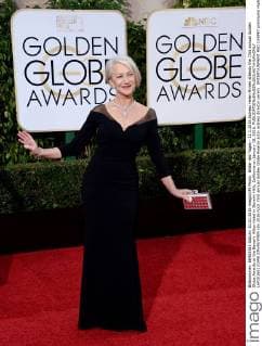 Bilder des Tages - 11.1.2016 Actress Helen Mirren attends the 73rd annual Golden Globe Awards at the Beverly Hilton Hotel in Beverly Hills, California on January 10, 2016.  LAP20160110348 JIMxRUYMEN
