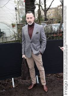 . 11 01 2016. London, United Kingdom. David Furnish arriving at the Burberry show on the final day of London Men s Fashion Week for autumn winter 2016.  xStephenxLockx xi-Imagesx IIM-11713-0005