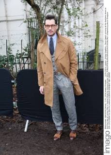 . 11 01 2016. London, United Kingdom. David Gandy arriving at the Burberry show on the final day of London Men s Fashion Week for autumn winter 2016.  xStephenxLockx xi-Imagesx IIM-11713-0008