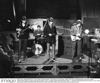 David Bowie and the Buzz. 1960s combo band. Ref:PBN123304. Date:04.03.1966 COMPULSORY CREDIT: Starstock Photoshot 1960s Group N - 