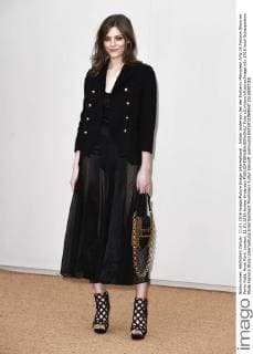 Amber Anderson bei der Burberry Menswear A W 16 Fashion Show im Perks Field, Hyde Park. London, 11.01.2016 Amber Anderson  Foto:xS.xVasx xFuturexImage