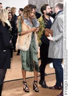 Jouran Dunn bei der Burberry Menswear A W 16 Fashion Show im Perks Field, Hyde Park. London, 11.01.2016 Jouran Dunn  Foto:xS.xVasx xFuturexImage