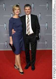 Barbara Hahlweg und ihr Ehemann Peter Ahrens bei der Verleihung Deutscher Fernsehpreis am 13.01.2016 in Düsseldorf Deutscher Fernsehpreis 2016 in Duesseldorf 