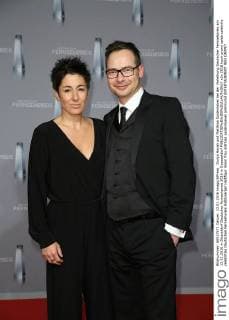 Dunja Hayali und Matthias Opdenhövel bei der Verleihung Deutscher Fernsehpreis am 13.01.2016 in Düsseldorf Deutscher Fernsehpreis 2016 in Duesseldorf 
