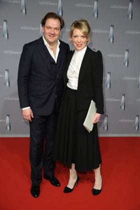 Charly Hübner und seine Ehefrau Lina Beckmann bei der Verleihung Deutscher Fernsehpreis am 13.01.2016 in Düsseldorf Deutscher Fernsehpreis 2016 in Duesseldorf 