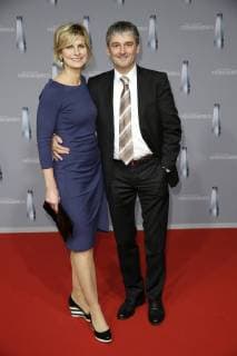 Barbara Hahlweg mit Ehemann Peter Ahrens bei der Verleihung des Deutschen Fernsehpreises 2016 in den Düsseldorfer Rheinterrassen. Düsseldorf, 13.01.2016 Foto:xS.xGabschx xFuturexImage