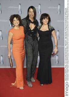 Isabel Varell, Jorge Gonzalez und Birgit Schrowange bei der Verleihung des Deutschen Fernsehpreises 2016 in den Düsseldorfer Rheinterrassen. Düsseldorf, 13.01.2016 Foto:xS.xGabschx xFuturexImage