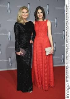 Frauke Ludowig und Bella Lesnik bei der Verleihung des Deutschen Fernsehpreises 2016 in den Düsseldorfer Rheinterrassen. Düsseldorf, 13.01.2016 Foto:xS.xGabschx xFuturexImage