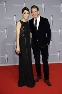 Markus Lanz mit Ehefrau Angela Gessmann bei der Verleihung des Deutschen Fernsehpreises 2016 in den Düsseldorfer Rheinterrassen. Düsseldorf, 13.01.2016 Foto:xS.xGabschx xFuturexImage