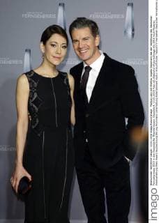 Markus Lanz mit Ehefrau Angela Gessmann bei der Verleihung des Deutschen Fernsehpreises 2016 in den Düsseldorfer Rheinterrassen. Düsseldorf, 13.01.2016 Foto:xS.xGabschx xFuturexImage
