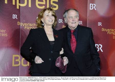 Senta Berger mit Ehemann Michael Verhoeven Verleihung des Bayerische Filmpreis 2015 Preis, Auszeichnung, Ehrung Prinzregententheater München 15. Januar 2016