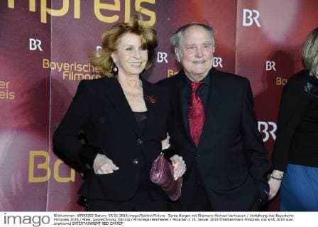 Senta Berger mit Ehemann Michael Verhoeven Verleihung des Bayerische Filmpreis 2015 Preis, Auszeichnung, Ehrung Prinzregententheater München 15. Januar 2016