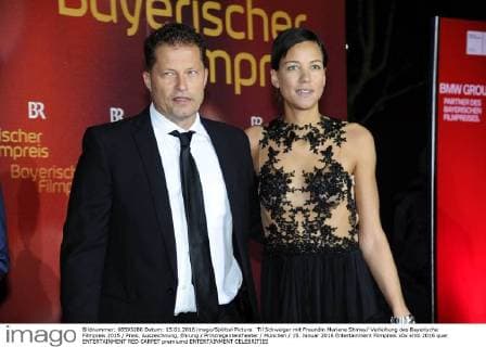 Til Schweiger mit Freundin Marlene Shirley Verleihung des Bayerische Filmpreis 2015 Preis, Auszeichnung, Ehrung Prinzregententheater München 15. Januar 2016