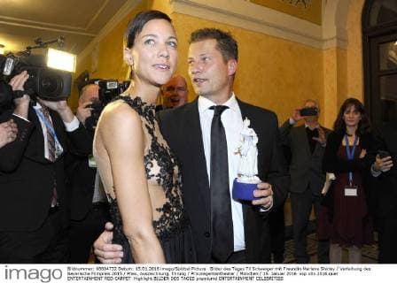 Bilder des Tages Til Schweiger mit Freundin Marlene Shirley Verleihung des Bayerische Filmpreis 2015 Preis, Auszeichnung, Ehrung Prinzregententheater München 15. Januar 2016