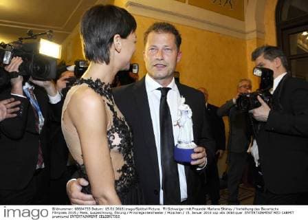 Til Schweiger mit Freundin Marlene Shirley Verleihung des Bayerische Filmpreis 2015 Preis, Auszeichnung, Ehrung Prinzregententheater München 15. Januar 2016