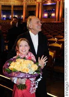 Bruno Ganz und Anuk Steffen Verleihung des Bayerische Filmpreis 2015 Preis, Auszeichnung, Ehrung Prinzregententheater München 15. Januar 2016