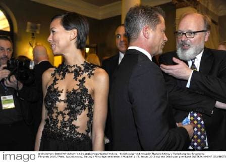 Til Schweiger mit Freundin Marlene Shirley Verleihung des Bayerische Filmpreis 2015 Preis, Auszeichnung, Ehrung Prinzregententheater München 15. Januar 2016