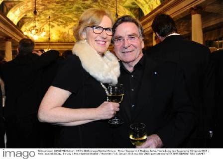Elmar Wepper mit Ehefrau Anita Verleihung des Bayerische Filmpreis 2015 Preis, Auszeichnung, Ehrung Prinzregententheater München 15. Januar 2016