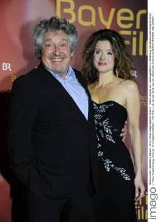 Volker Brandt mit Lebensgefährtin Verleihung des Bayerische Filmpreis 2015 Preis, Auszeichnung, Ehrung Prinzregententheater München 15. Januar 2016