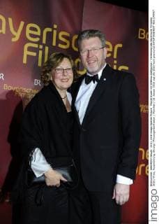 Marcel Huber mit Ehefrau Adelgunde Verleihung des Bayerische Filmpreis 2015 Preis, Auszeichnung, Ehrung Prinzregententheater München 15. Januar 2016
