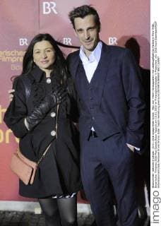 Max von THUN (Schauspieler) mit Lebensgefaehrtin,Partnerin Mira THIEL. Bayerischer Filmpreis 2016-Red Carpet,Roter Teppich,am 15.01.2016 im Prinzregententheater in Muenchen.