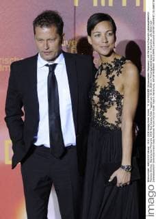 Til SCHWEIGER (Schauspieler,Regisseur),mit Partnerin,Freundin,Lebensgefaehrtin Marlene Shirley. Bayerischer Filmpreis 2016-Red Carpet,Roter Teppich,am 15.01.2016 im Prinzregententheater in Muenchen.