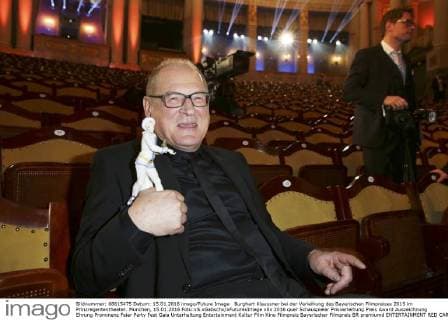 Burghart Klaussner bei der Verleihung des Bayerischen Filmpreises 2015 im Prinzregententheater. München, 15.01.2016 Foto:xS.xGabschx xFuturexImage