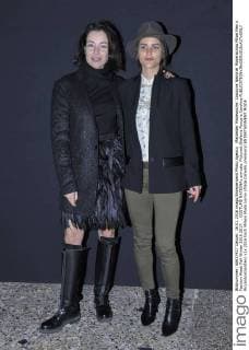 Mailänder Modewoche: Costume National Modenschau Milan Men s Fashion Week Fall Winter 2016 2017. . COSTUME NATIONAL arrivals. Pictured:Stefania Rocca e Carolina  RiccardoxGiordano