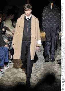 Mailänder Modewoche: Ermenegildo Zegna Modenschau Milan Men s Fashion Week Fall Winter 2016 2017. . Ermenegildo Zegna FashionShow. Pictured:Model  RiccardoxGiordano