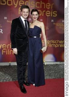Benjamin Herrmann und Christiane Paul bei der Verleihung des Bayerischen Filmpreises 2015 im Prinzregententheater. München, 15.01.2016 Foto:xS.xGabschx xFuturexImage