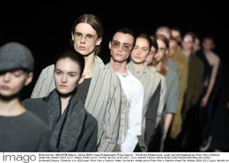 Mailänder Modewoche: Lucio Vanotti Modenschau Milan Men s Fashion Week Fall Winter 2016 2017. Milano Moda Uomo, Herbst Winter 2016 2017. Lucio Vanotti Fashion Show  SimonaxChioccia_Fotosicki