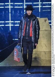 Milan Men s Fashion Week Herbst Winter 2016 2017 . Philipp Plein FashionShow. Pictured:Model  RiccardoxGiordano
