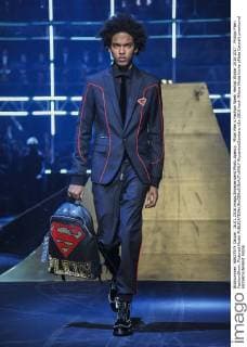 Milan Men s Fashion Week Herbst Winter 2016 2017 . Philipp Plein FashionShow. Pictured:Model  RiccardoxGiordano