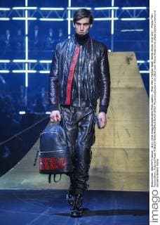 Milan Men s Fashion Week Herbst Winter 2016 2017 . Philipp Plein FashionShow. Pictured:Model  RiccardoxGiordano
