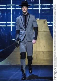 Milan Men s Fashion Week Herbst Winter 2016 2017 . Philipp Plein FashionShow. Pictured:Model  RiccardoxGiordano