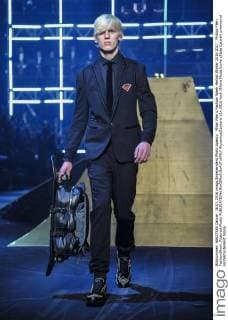 Milan Men s Fashion Week Herbst Winter 2016 2017 . Philipp Plein FashionShow. Pictured:Model  RiccardoxGiordano