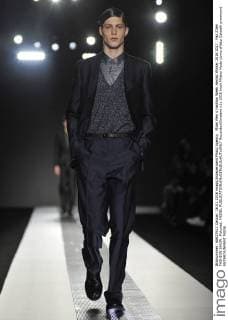 Milan Men s Fashion Week Herbst Winter 2016 2017 . Paz ZIleri FASHION SHOW. Pictured: MODEL  RiccardoxGiordano