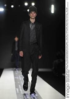 Milan Men s Fashion Week Herbst Winter 2016 2017 . Paz ZIleri FASHION SHOW. Pictured: MODEL  RiccardoxGiordano