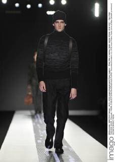 Milan Men s Fashion Week Herbst Winter 2016 2017 . Paz ZIleri FASHION SHOW. Pictured: MODEL  RiccardoxGiordano