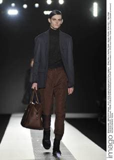 Milan Men s Fashion Week Herbst Winter 2016 2017 . Paz ZIleri FASHION SHOW. Pictured: MODEL  RiccardoxGiordano