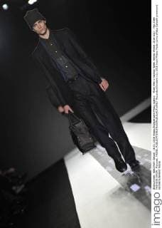 Milan Men s Fashion Week Herbst Winter 2016 2017 . Paz ZIleri FASHION SHOW. Pictured: MODEL  RiccardoxGiordano