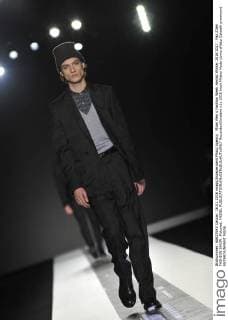 Milan Men s Fashion Week Herbst Winter 2016 2017 . Paz ZIleri FASHION SHOW. Pictured: MODEL  RiccardoxGiordano