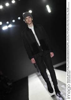 Milan Men s Fashion Week Herbst Winter 2016 2017 . Paz ZIleri FASHION SHOW. Pictured: MODEL  RiccardoxGiordano